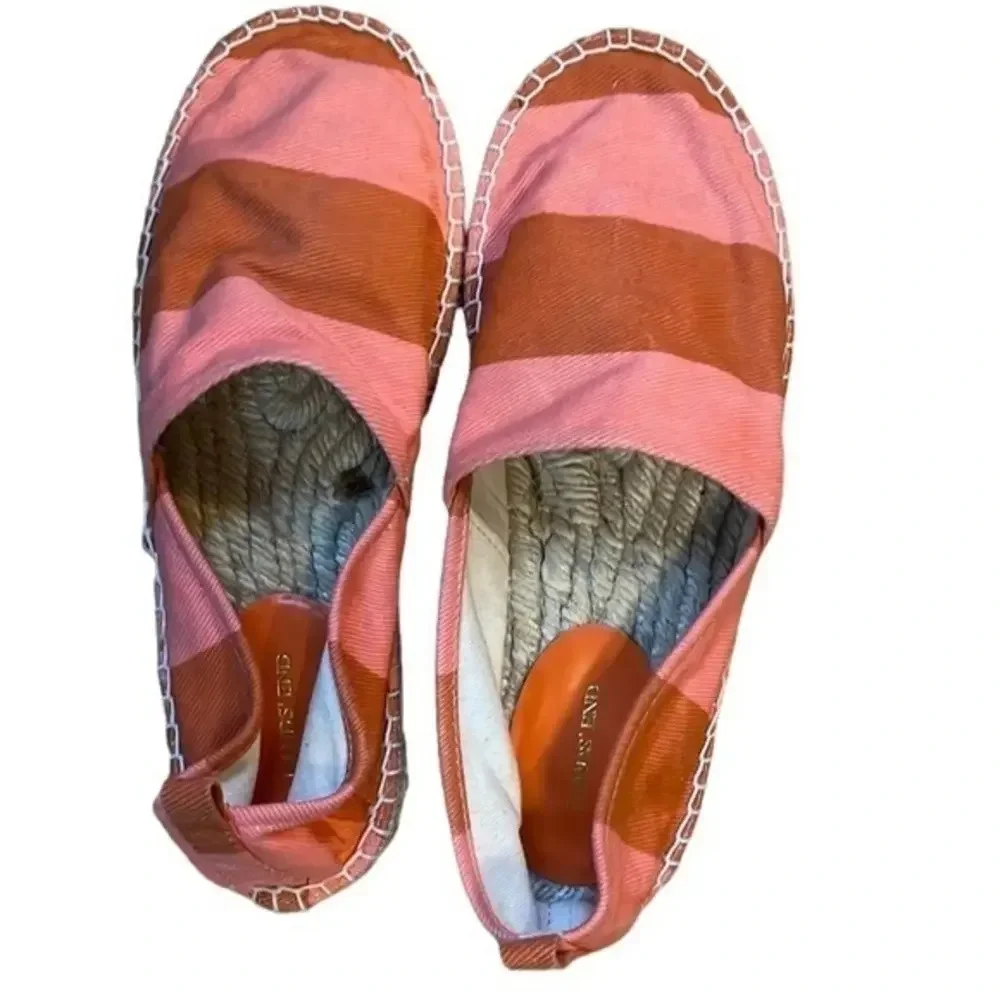 𝅺Lands' End Women's Striped Espadrille Flats‎